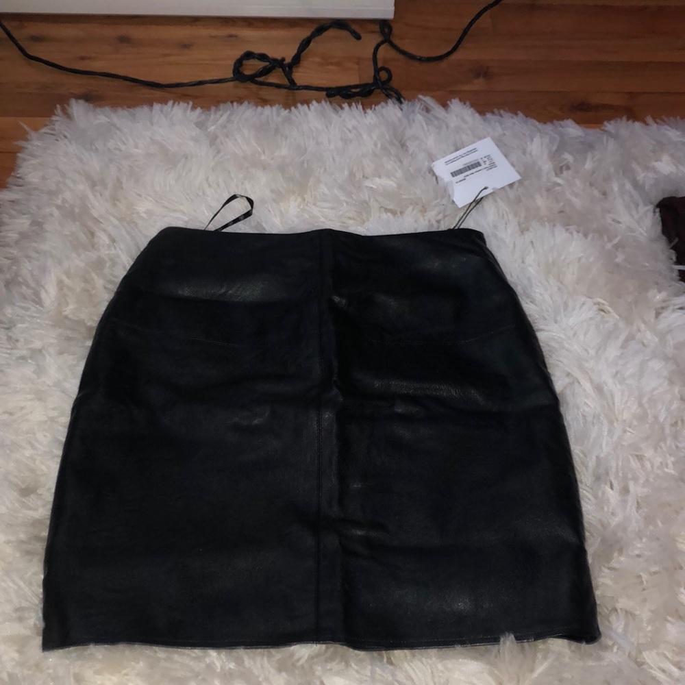 Faux Leather skirt